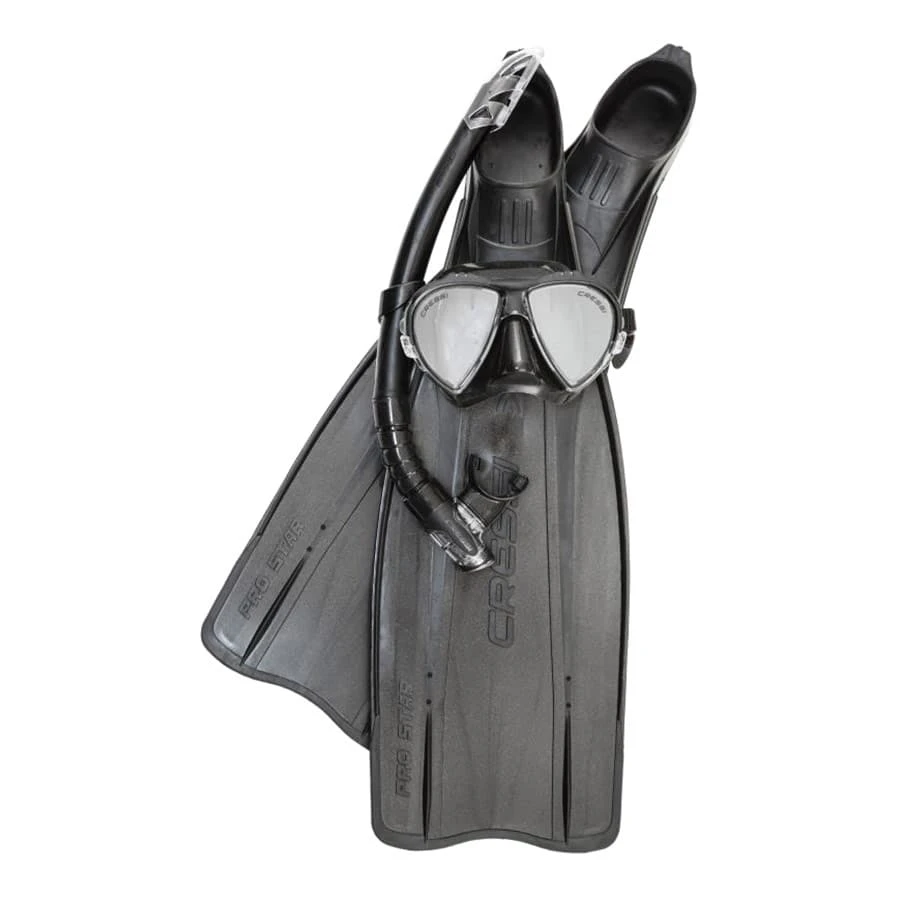 Satz Cressi Pro Star Schwarz 3 Satz Cressi Pro Star Schwarz