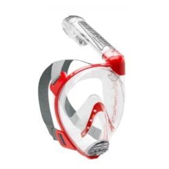 Cressi Duke Schnorchelmaske Rot/grau