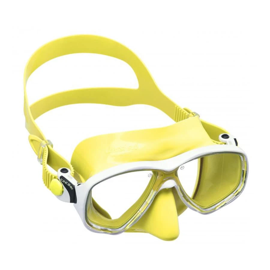 Tauchmaske Cressi Marea Colorama Gelb Weiß Mit Klaren Gläsern 3 Tauchmaske Cressi Marea Colorama Gelb Weiß Mit Klaren Gläsern