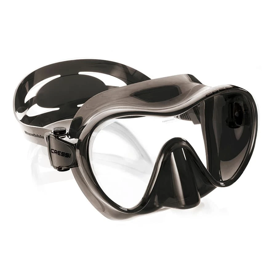 Cressi F1 Tauchermaske Schwarz Mit Transparenten Gläsern 3 Cressi F1 Tauchermaske Schwarz Mit Transparenten Gläsern