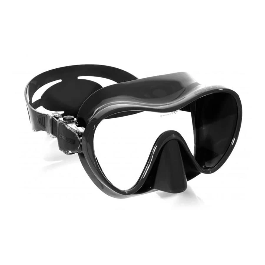 Cressi F1 Small Tauchermaske Schwarz Mit Transparenten Gläsern 3 Cressi F1 Small Tauchermaske Schwarz Mit Transparenten Gläsern