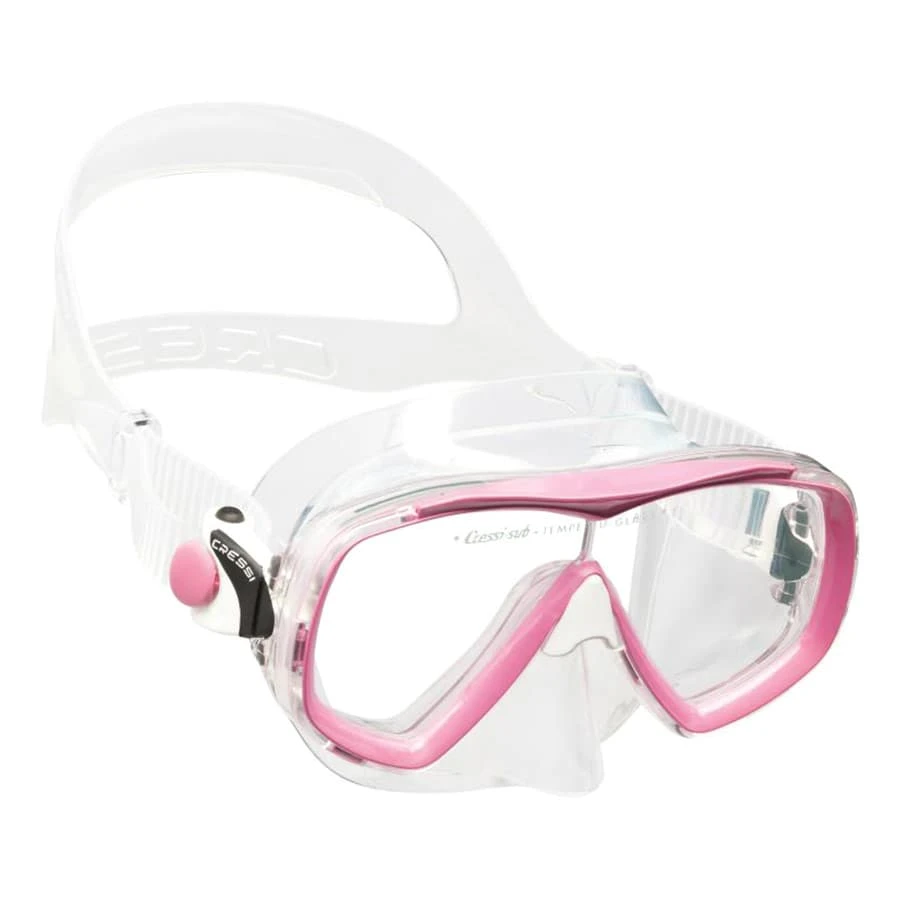 Cressi Estrella Weiß-rosa Tauchmaske Mit Klaren Gläsern 3 Cressi Estrella Weiß-rosa Tauchmaske Mit Klaren Gläsern