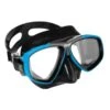 Cressi Focus Tauchermaske Schwarz Blau Mit Klaren Gläsern -Aqua Style Verkauf cri ads242020 001