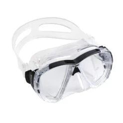 Cressi Big Eyes Tauchmaske Weiß Mit Klaren Gläsern