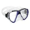 Cressi Big Eyes Scuba Maske Weiß Blau Mit Klaren Gläsern