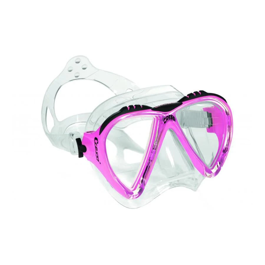 Cressi Lince 2 Tauchmaske Weiß Rosa Mit Klarem Glas 3 Cressi Lince 2 Tauchmaske Weiß Rosa Mit Klarem Glas