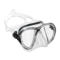 Cressi Evo Big Eyes Scuba Maske Schwarz Weiß Mit Klaren Gläsern