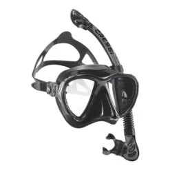 Set Cressi Evo Big Eyes + Alpha Ultra Dry Grau Schwarz