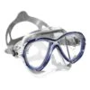 Cressi Eyes Evo Weiß-blaue Tauchmaske Mit Klaren Gläsern -Aqua Style Verkauf cri ads350020 001