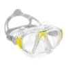 Cressi Nano Weiß-gelbe Tauchmaske Mit Klaren Gläsern 2 Cressi Nano Weiß-gelbe Tauchmaske Mit Klaren Gläsern -Aqua Style Verkauf cri ads360010 001