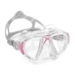 Cressi Nano Weiß Rosa Tauchmaske Mit Klaren Gläsern