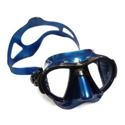 Cressi Nano Scuba Maske Blau Schwarz Mit Klarem Glas