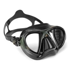 Cressi Nano Grün Schwarz Tauchmaske Mit Klarem Glas
