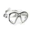 Cressi Air Scuba Maske Schwarz Weiß Mit Klaren Gläsern -Aqua Style Verkauf cri ads400060 001