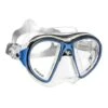 Cressi Air Scuba Maske Schwarz Blau Weiß Mit Klarem Glas -Aqua Style Verkauf cri ads400062 001