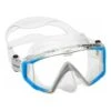 Cressi Liberty Tauchermaske Blau Weiß Mit Klaren Gläsern -Aqua Style Verkauf cri ads450025 001