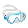 Cressi F-Dual Tauchermaske Weiß/blau Mit Transparenten Gläsern -Aqua Style Verkauf cri ads500020 001
