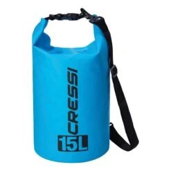 Cressi Dry PVC 15L Rucksack Hellblau