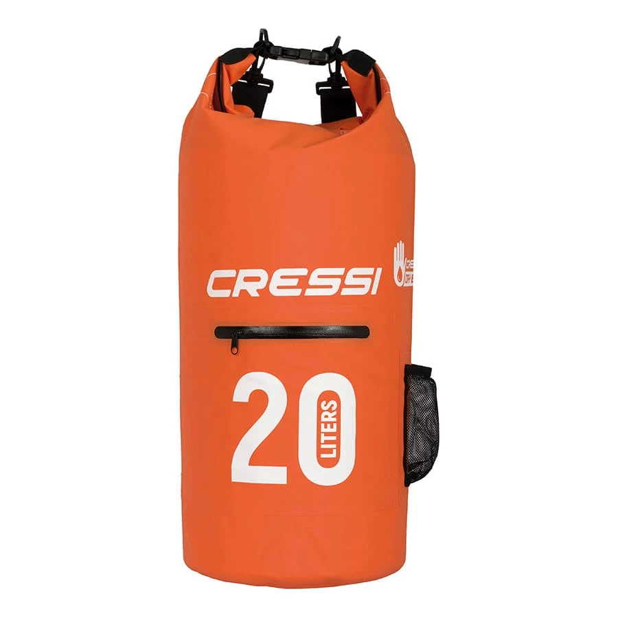 Cressi Dry PVC Reißverschluss 20L Rucksack Orange 3 Cressi Dry PVC Reißverschluss 20L Rucksack Orange