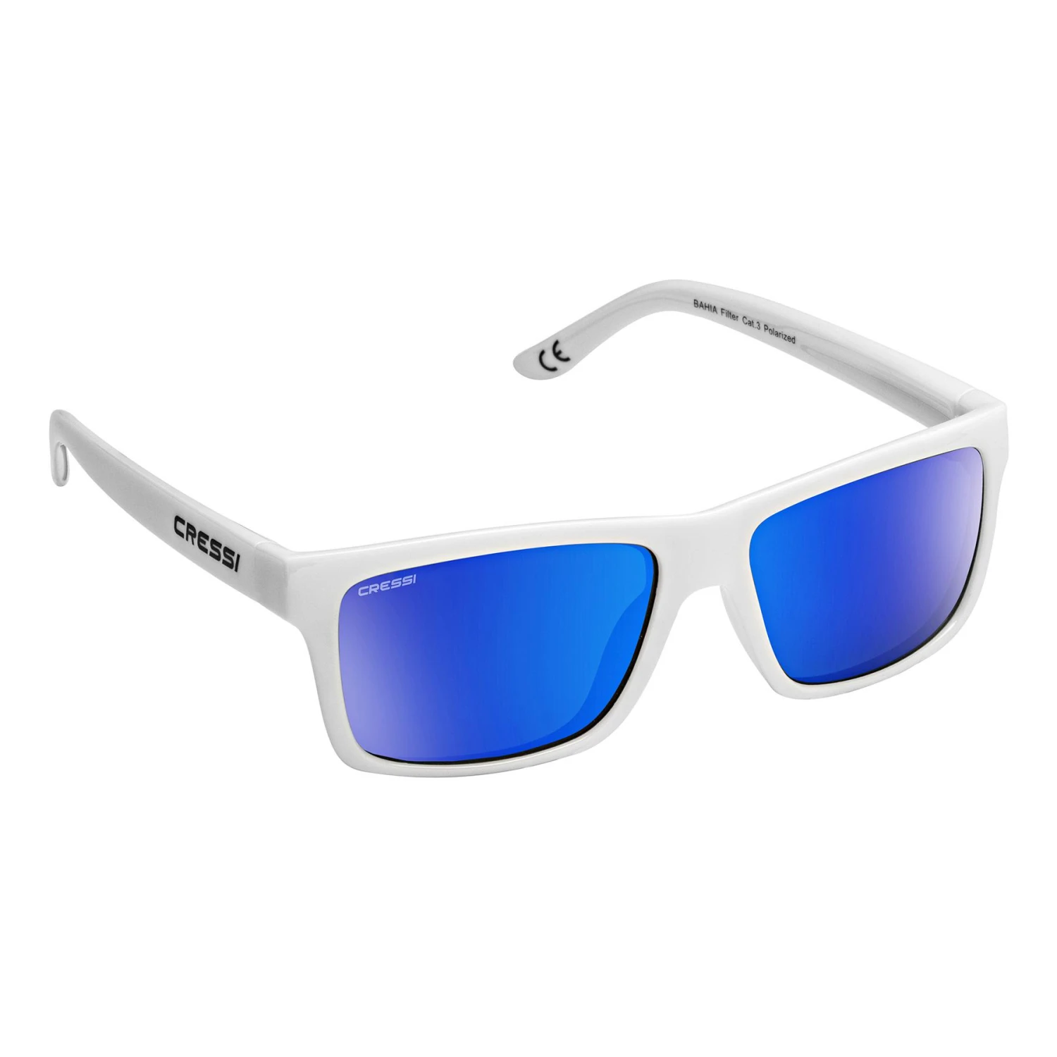 Brille Cressi Bahia Weiß Mit Blau Polarisierten Gläsern 3 Brille Cressi Bahia Weiß Mit Blau Polarisierten Gläsern