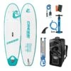 Cressi Isup Element 8'2" Paddle Surf Board Set Aufblasbar Grün -Aqua Style Verkauf cri ena000832 002 1