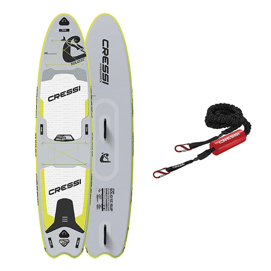 Cressi Isup Solid 12'2" Paddle Surf Board Set Aufblasbar Grau 3 Cressi Isup Solid 12'2" Paddle Surf Board Set Aufblasbar Grau
