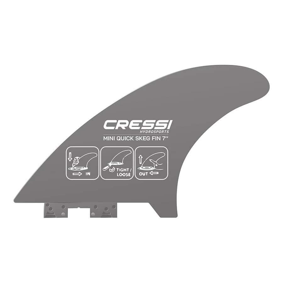 CRESSI Mini-Surfbrett-Kiel 7" Schwarz 3 CRESSI Mini-Surfbrett-Kiel 7" Schwarz