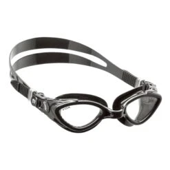 Cressi Fox Schwimmbrille Schwarz Mit Klaren Gläsern