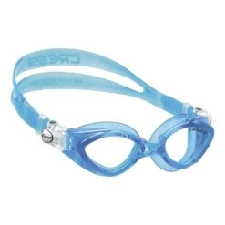 Cressi King Crab Schwimmbrille Blau Mit Transparenten Gläsern
