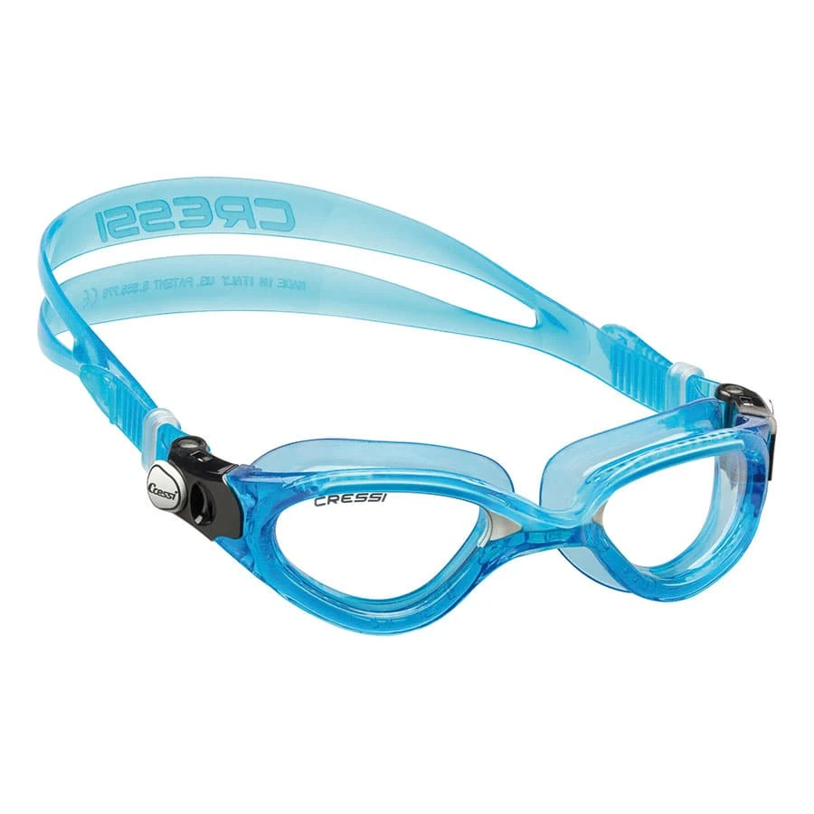 Cressi Flash Schwimmbrille Blau Mit Transparenten Gläsern 3 Cressi Flash Schwimmbrille Blau Mit Transparenten Gläsern