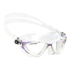 Schwimmbrille Cressi Planet Weiß Lila Mit Klaren Gläsern