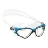 Schwimmbrille Cressi Planet Weiß Blau Schwarz Mit Klaren Gläsern -Aqua Style Verkauf cri fde202722 001