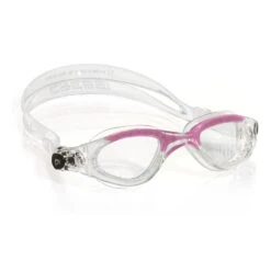 Cressi Flash Medium Schwimmbrille Weiß/rosa Mit Transparenten Gläsern