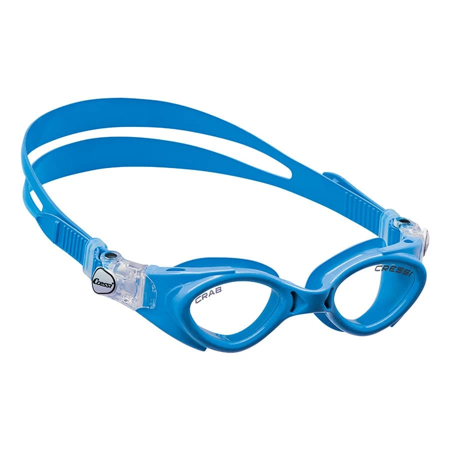 Cressi Crab Schwimmbrille Blau Mit Transparenten Gläsern 3 Cressi Crab Schwimmbrille Blau Mit Transparenten Gläsern