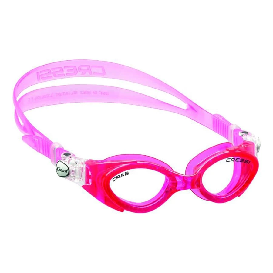 Cressi Crab Schwimmbrille Mit Transparenten Gläsern Rosa 3 Cressi Crab Schwimmbrille Mit Transparenten Gläsern Rosa