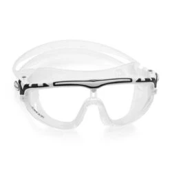 Cressi Skylight Schwimmbrille Weiß/schwarz Mit Transparenten Gläsern