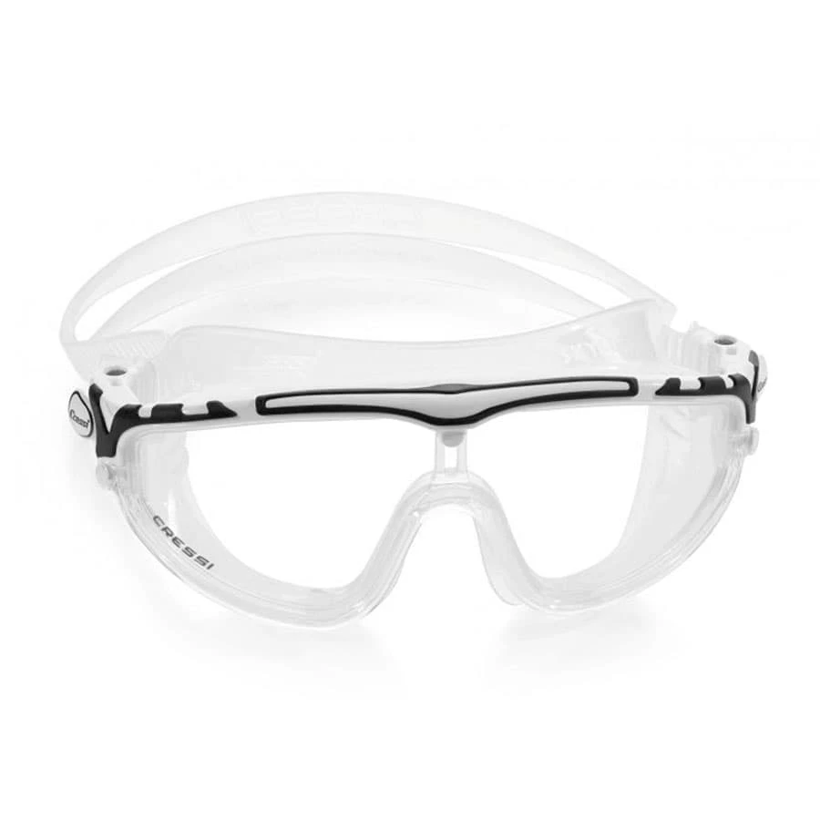Cressi Skylight Schwimmbrille Weiß/schwarz Mit Transparenten Gläsern 2 Cressi Skylight Schwimmbrille Weiß/schwarz Mit Transparenten Gläsern