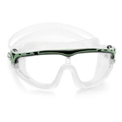 Cressi Skylight Schwimmbrille Weiß/grün/schwarz Mit Transparenten Gläsern