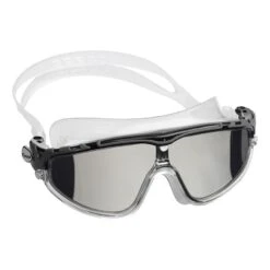 Cressi Skylight Schwimmbrille Weiß/schwarz Mit Verspiegelten Gläsern