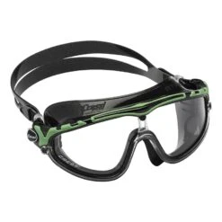 Cressi Skylight Schwimmbrille Schwarz/grün Mit Transparenten Gläsern