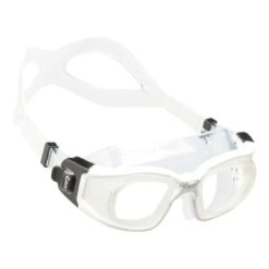 Schwimmbrille Cressi Galileo Glass Weiß Mit Klaren Gläsern