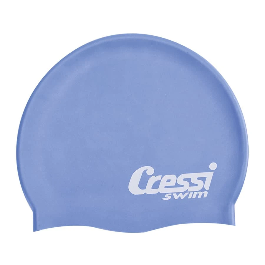 Cressi Silikon Schwimmkappe Hellblau 3 Cressi Silikon Schwimmkappe Hellblau