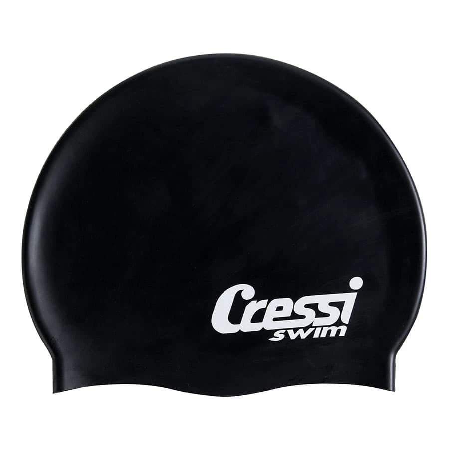 Cressi Silikon Schwimmkappe Schwarz 3 Cressi Silikon Schwimmkappe Schwarz